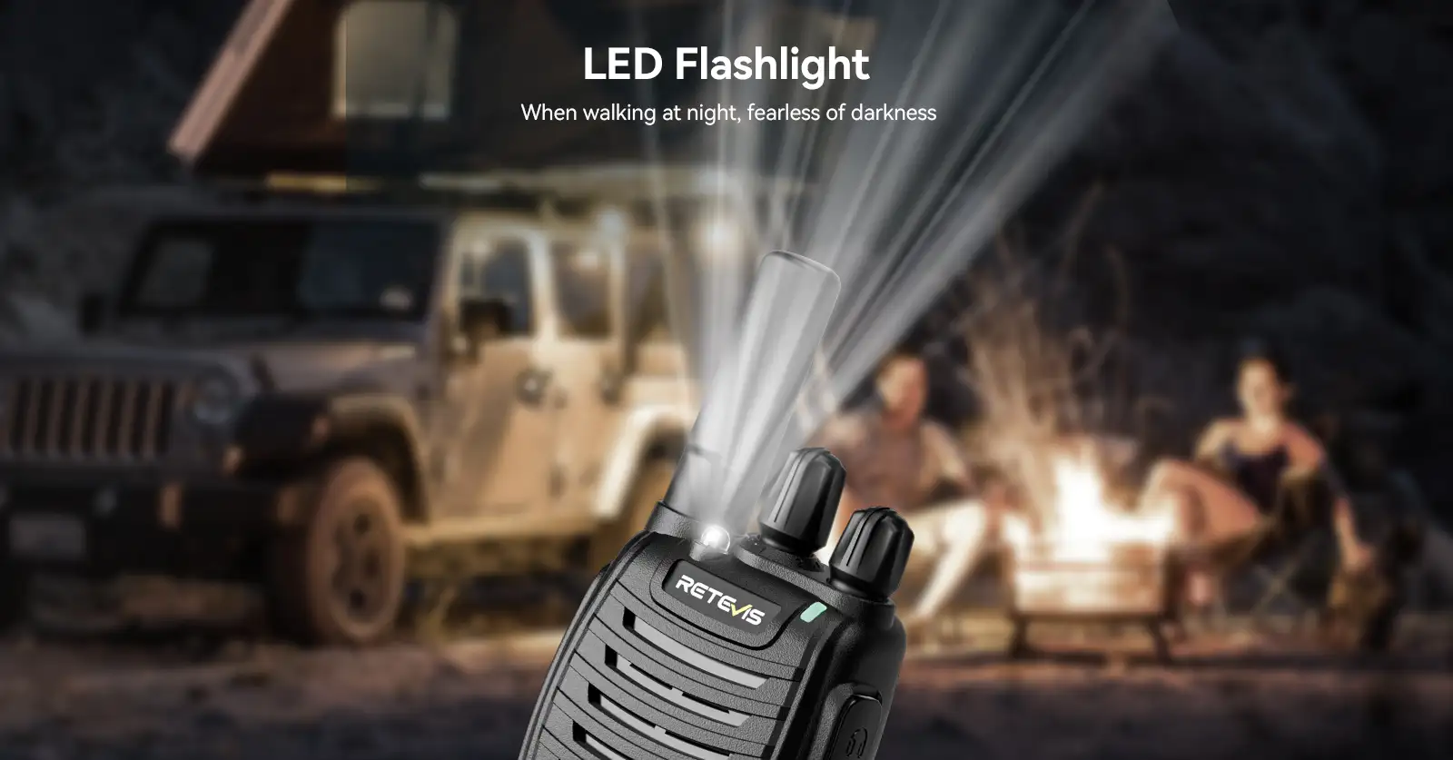 Retevis H777 portable radio with Built in Flashlight Retevis H777 portable radio with Built in Flashlight