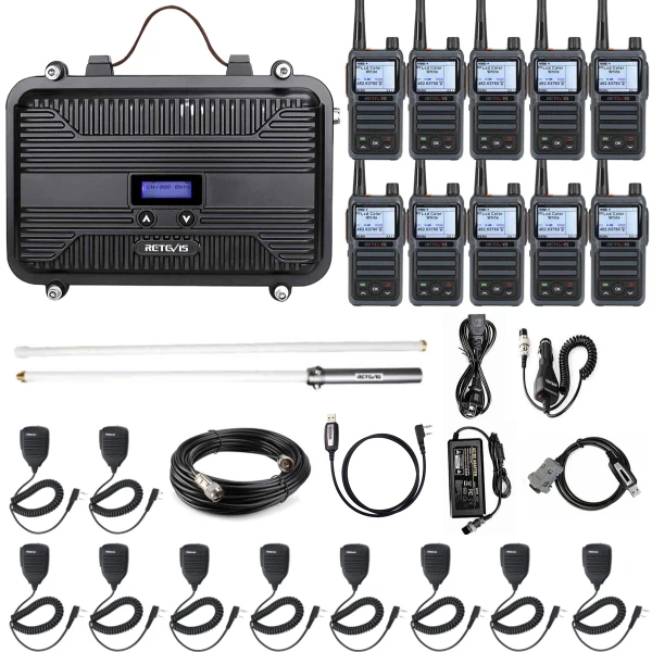 Retevis RT97S GMRS repeater with RB17P GMRS radio bundle Retevis RT97S GMRS repeater with RB17P GMRS radio bundle