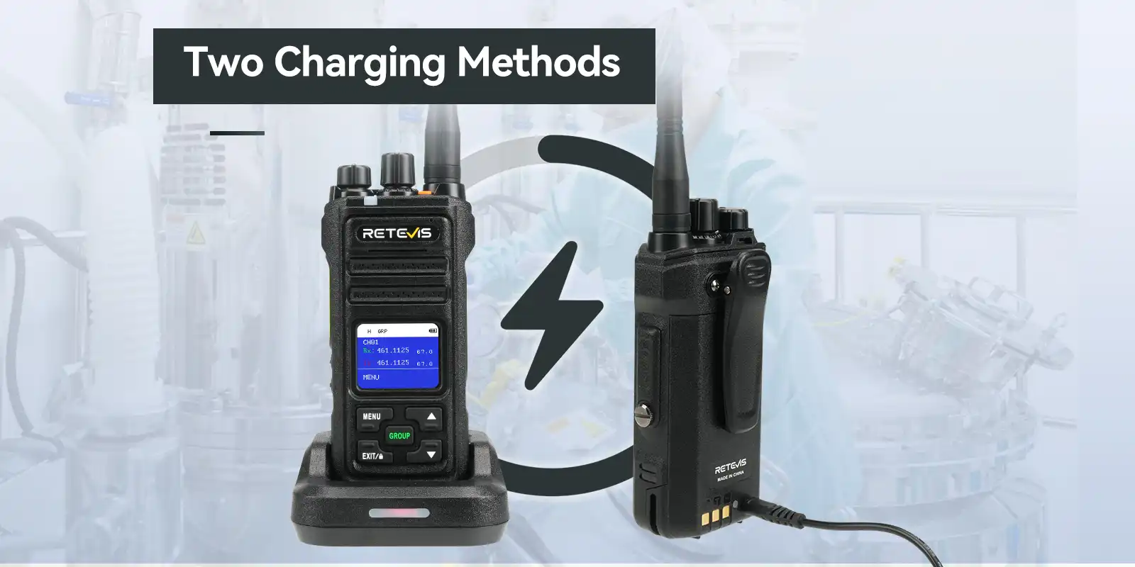 retevis nr630s long range waterproof radio with type-c charging retevis nr630s long range waterproof radio with type-c charging