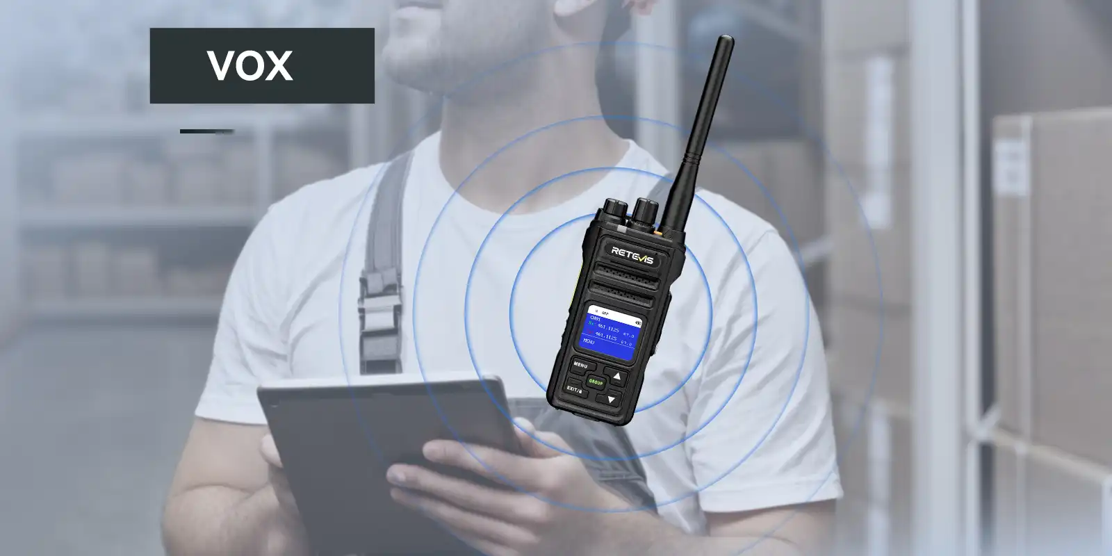 walkie talkie with vox function vox two way radio