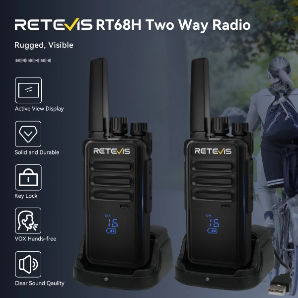 Retevis RT68H Portable FRS Two Way Radios Retevis RT68H Portable FRS Two Way Radios