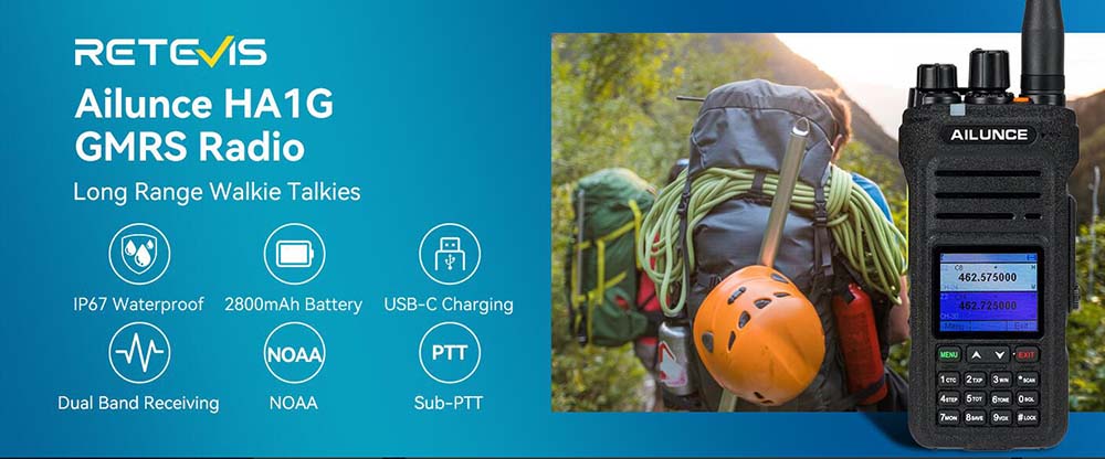 AILUNCE HA1G handheld GMRS Radio