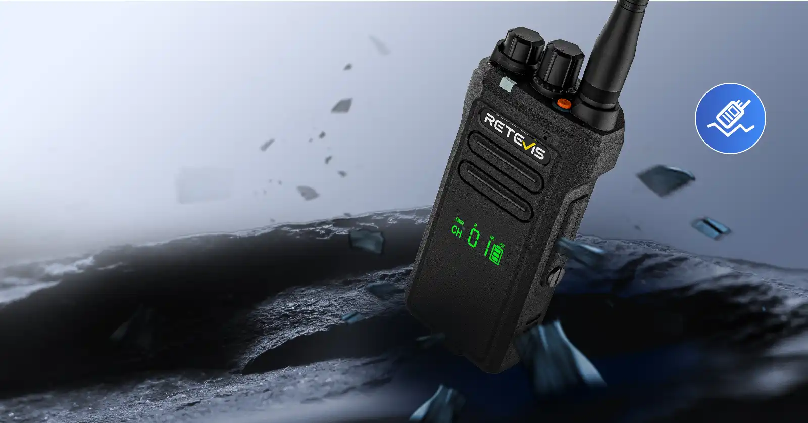 retevis nr30d heavy duty walkie talkie