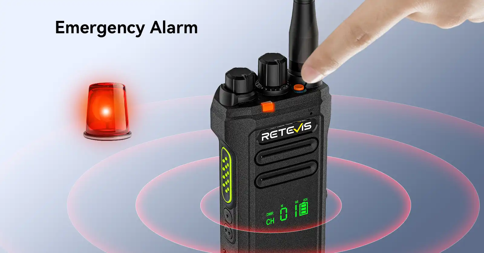 retevis nr30d security walkie talkie for safety