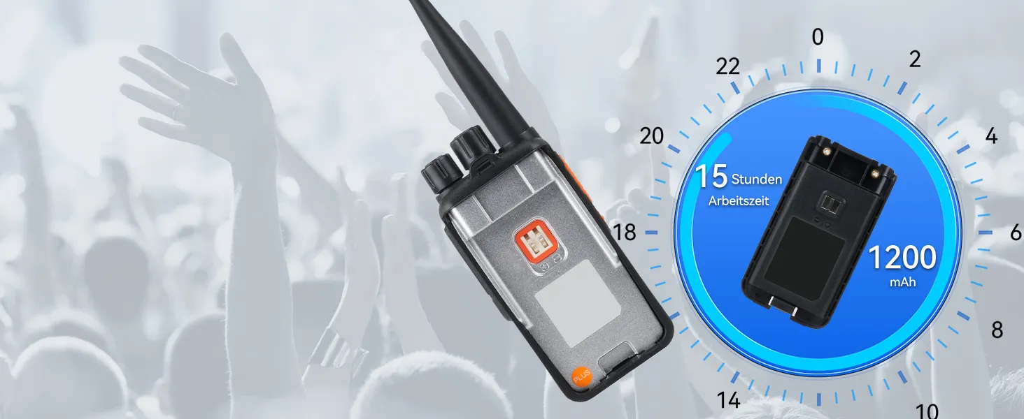 Retevis RB669 PMR446 Freenet Dual Band 2 Way Radios 15H Working Time