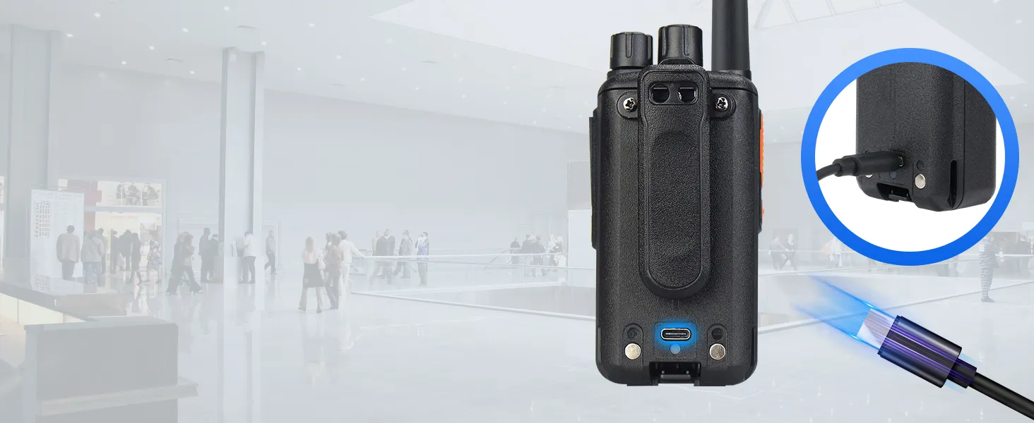 Retevis RB669 PMR446 Freenet Dual Band 2 Way Radios with Type C Port