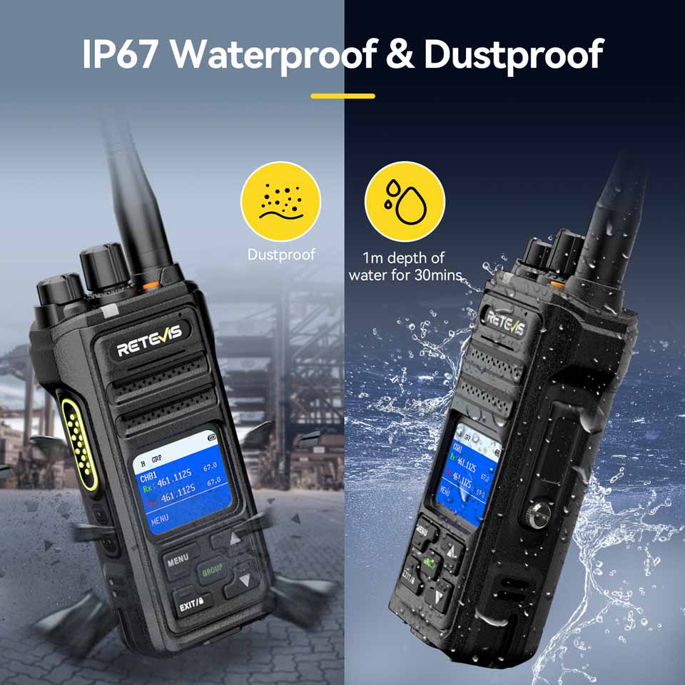 IP67 Waterproof & Dustproof Retevis NR630s