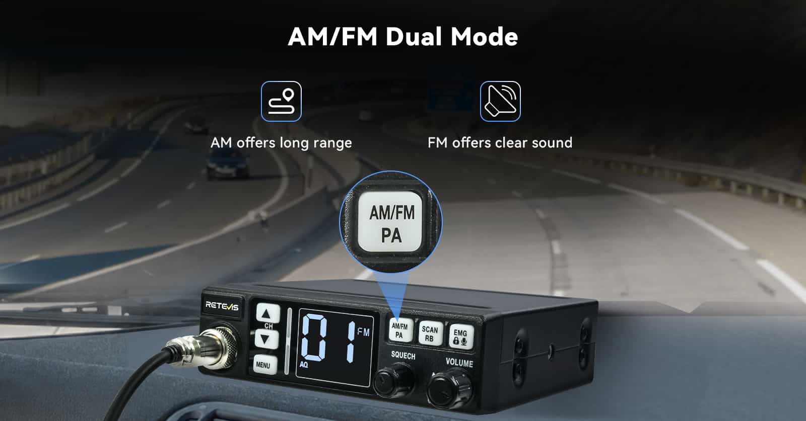 Retevis MB63 AM FM