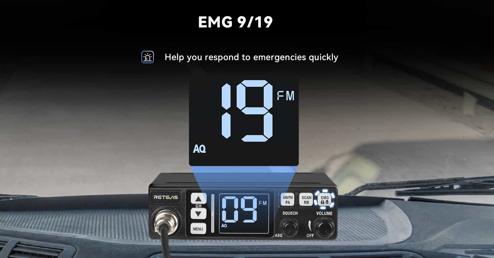 Retevis MB63 CB radio