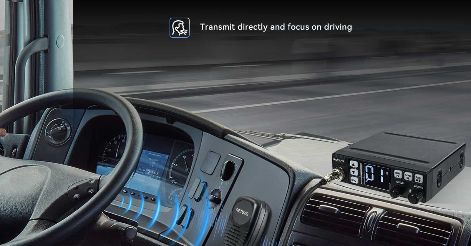 Retevis MB63 CB radio VOX function