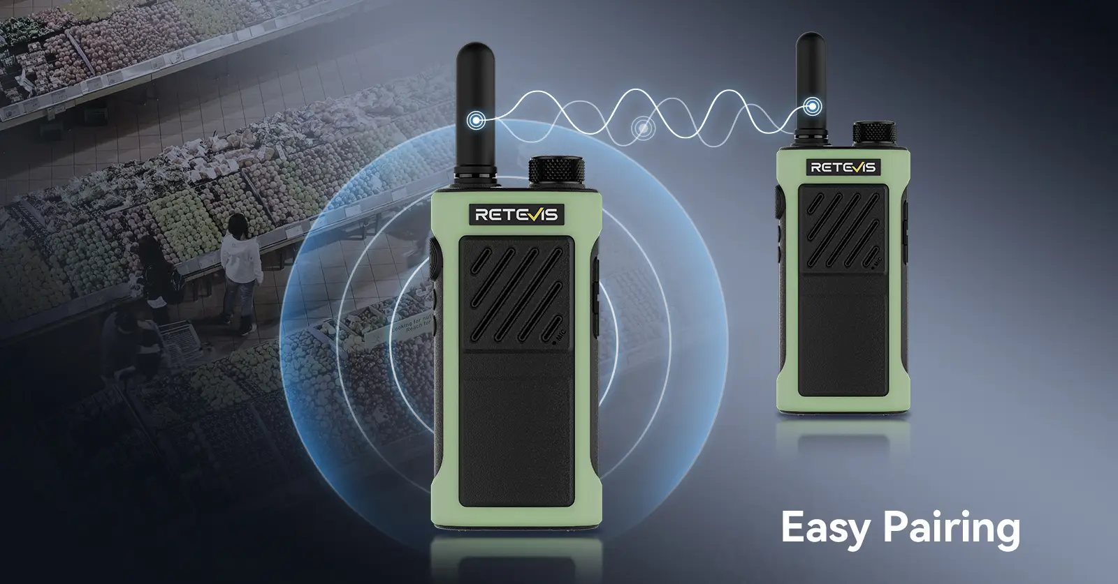 Retevis RB66P RB666P Easy Paring Function Retevis RB66P RB666P Easy Paring Function