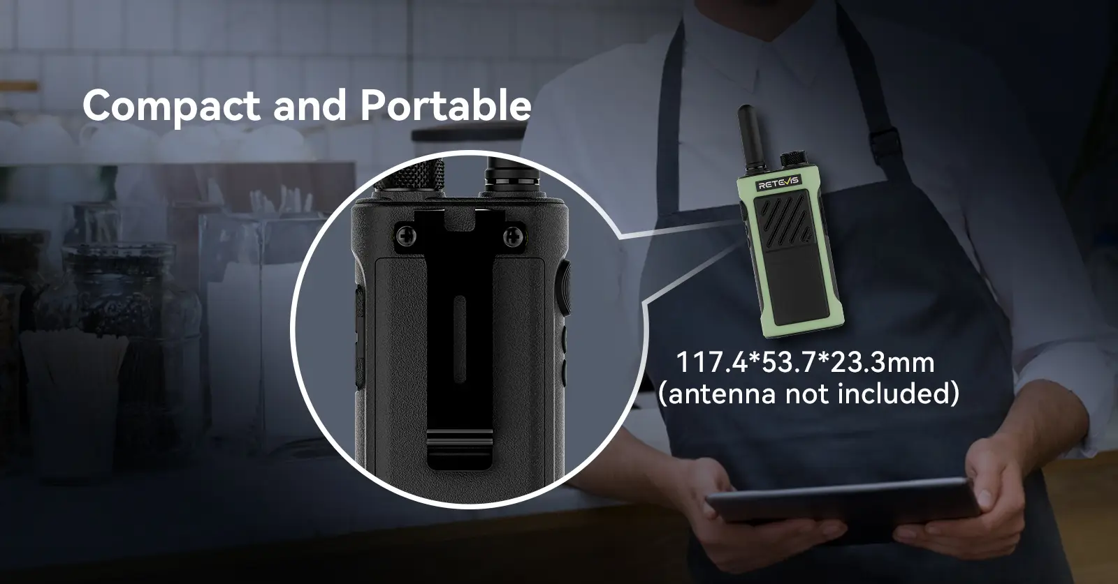Retevis RB66P RB666P Portable Two Way Radio Retevis RB66P RB666P Portable Two Way Radio
