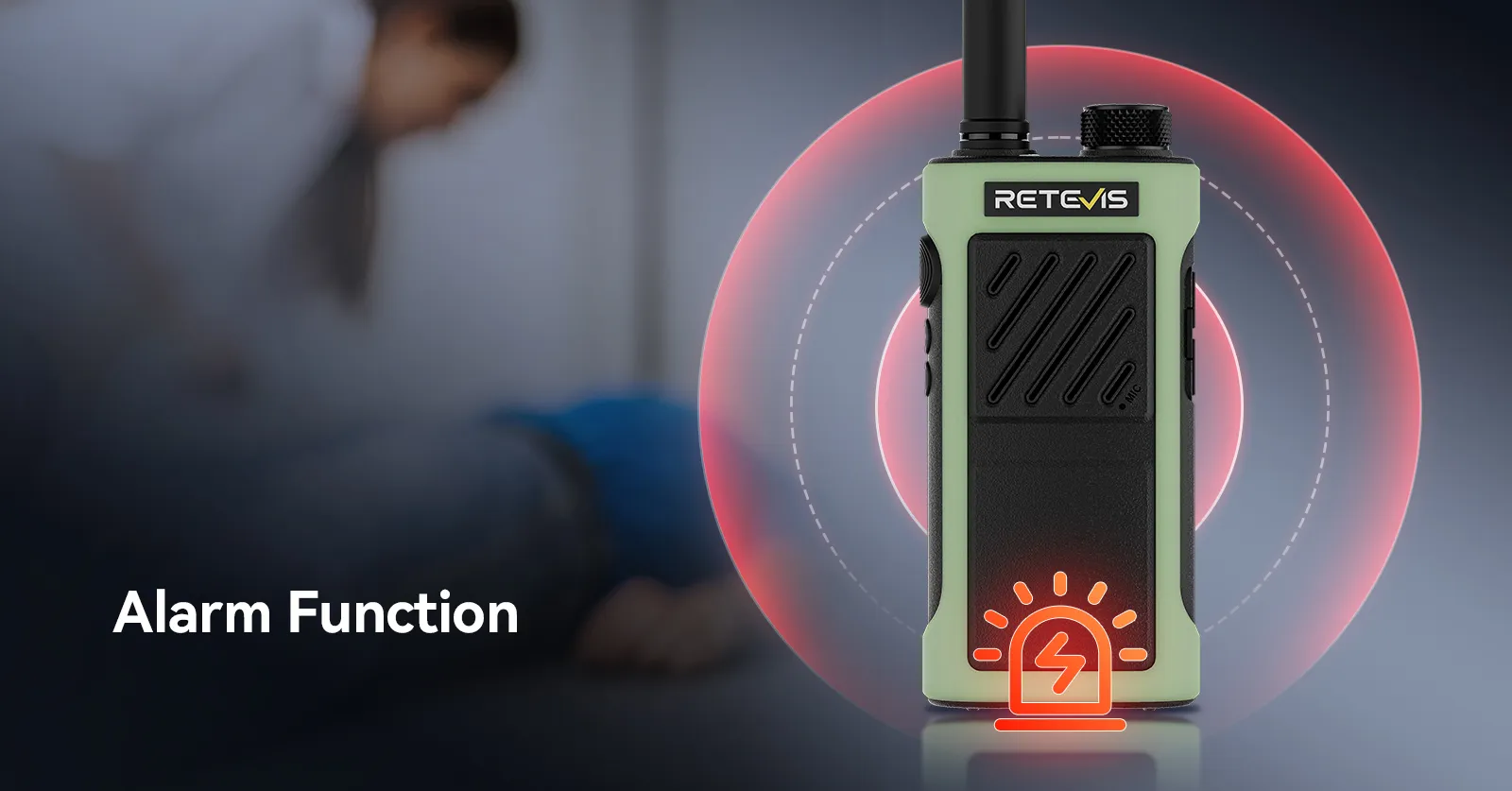 Retevis RB66P RB666P Emergency Alarm function Retevis RB66P RB666P Emergency Alarm function