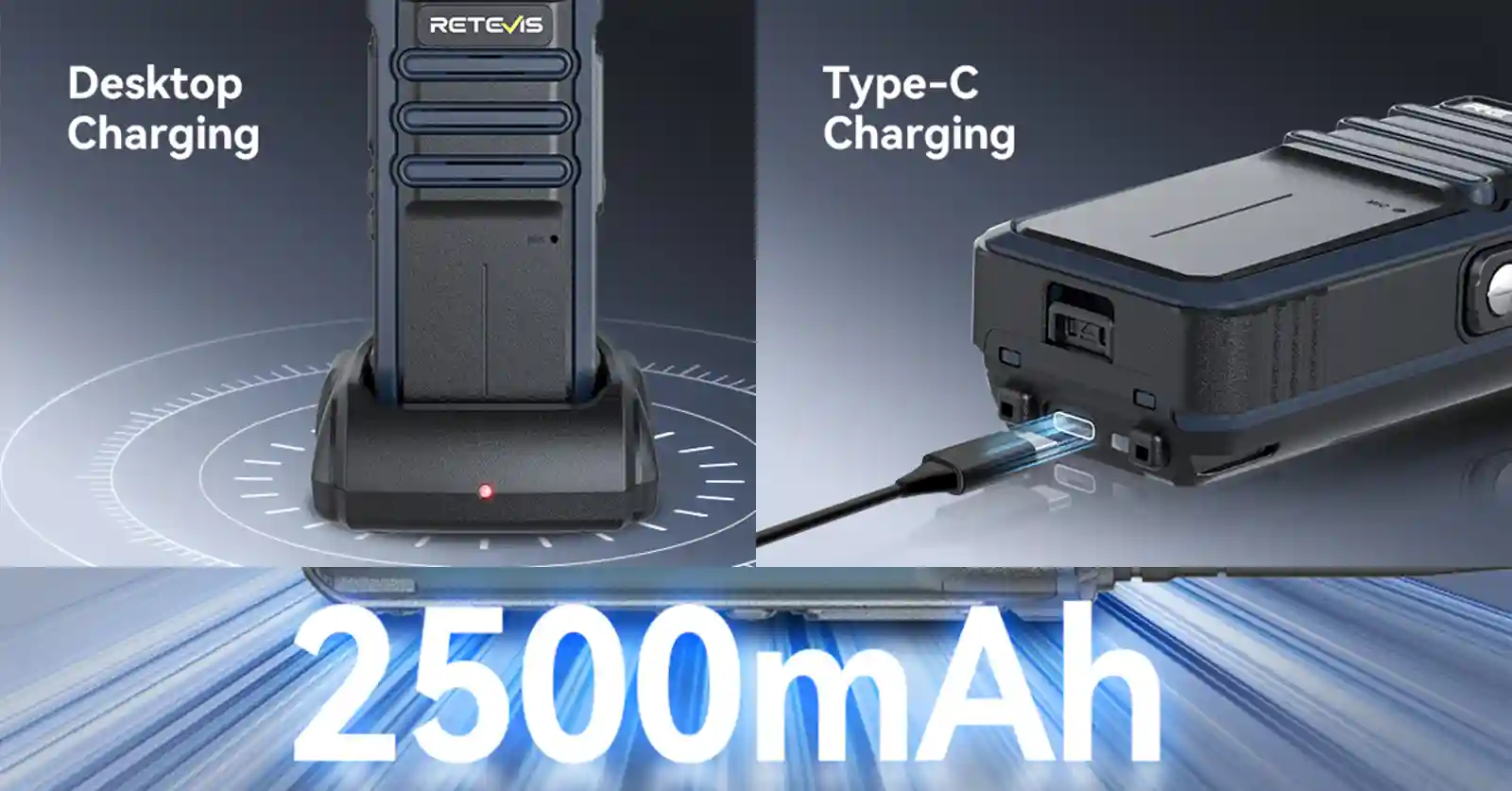 retevis business two way radio with typec charging retevis business two way radio with typec charging