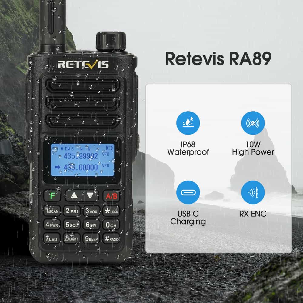 RETEVIS RA89 HANDHELD RADIO