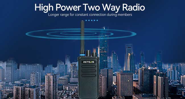 retevis P1 HIGH POWER DMR RADIO construction site use