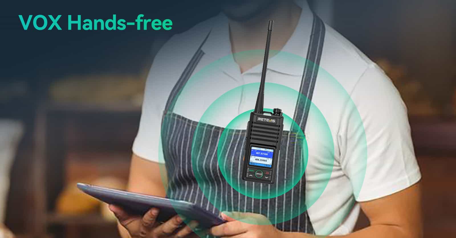 RB58 vox hands-free radio RB58 vox hands-free radio