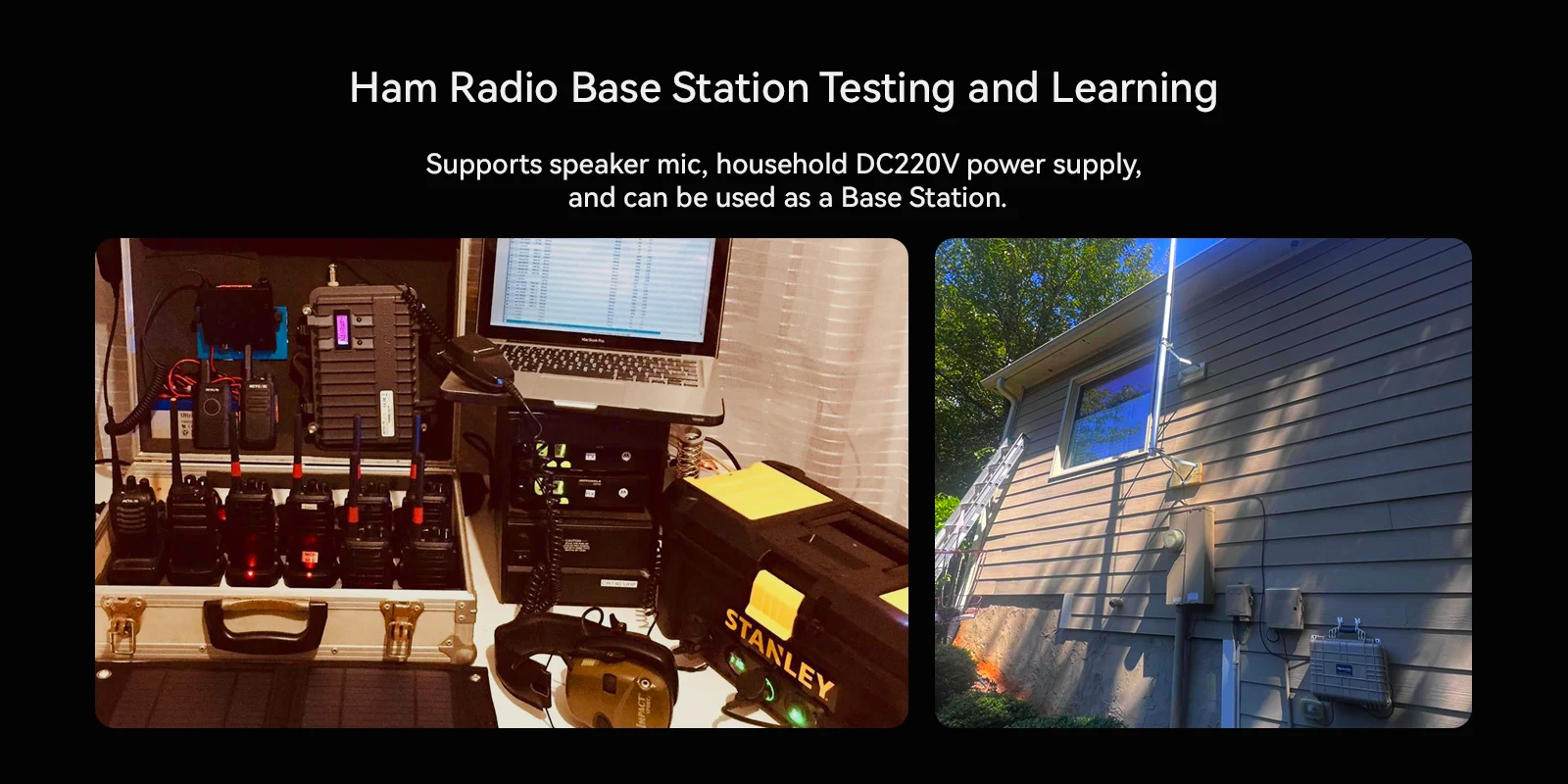 Retevis RT97S GMRS base station repeater for radio testing and learning