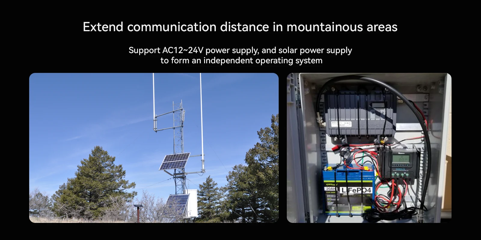 Retevis RT97S GMRS repeater extending communication distance in mountainous areas