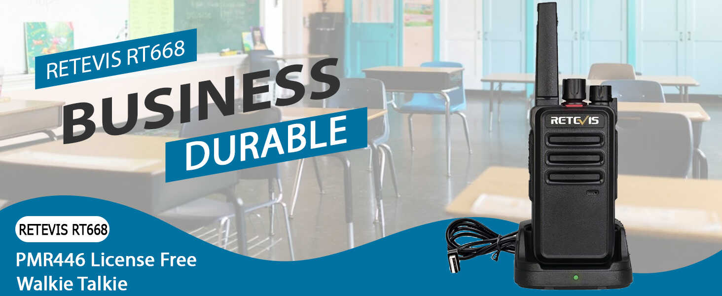 Retevis RT668 Durable 2 Way Radios for Business Use