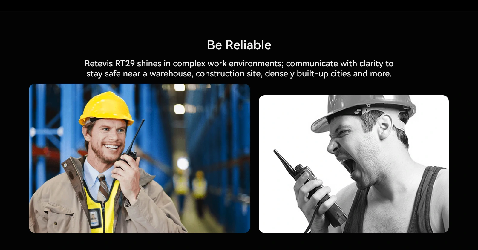 Retevis RT29 reliable walkie talkie