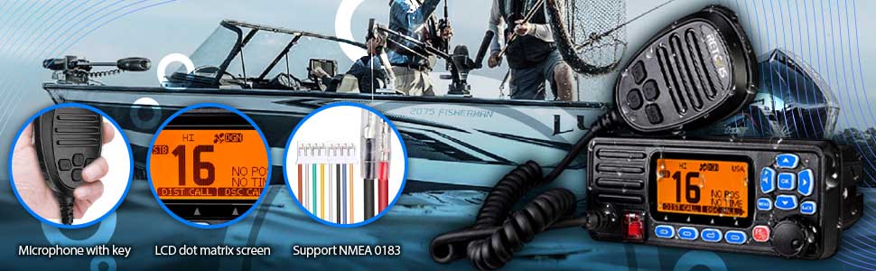 SIMPE TO USE MARINE RADIO RETEVIS RA27 VHF RADIO
