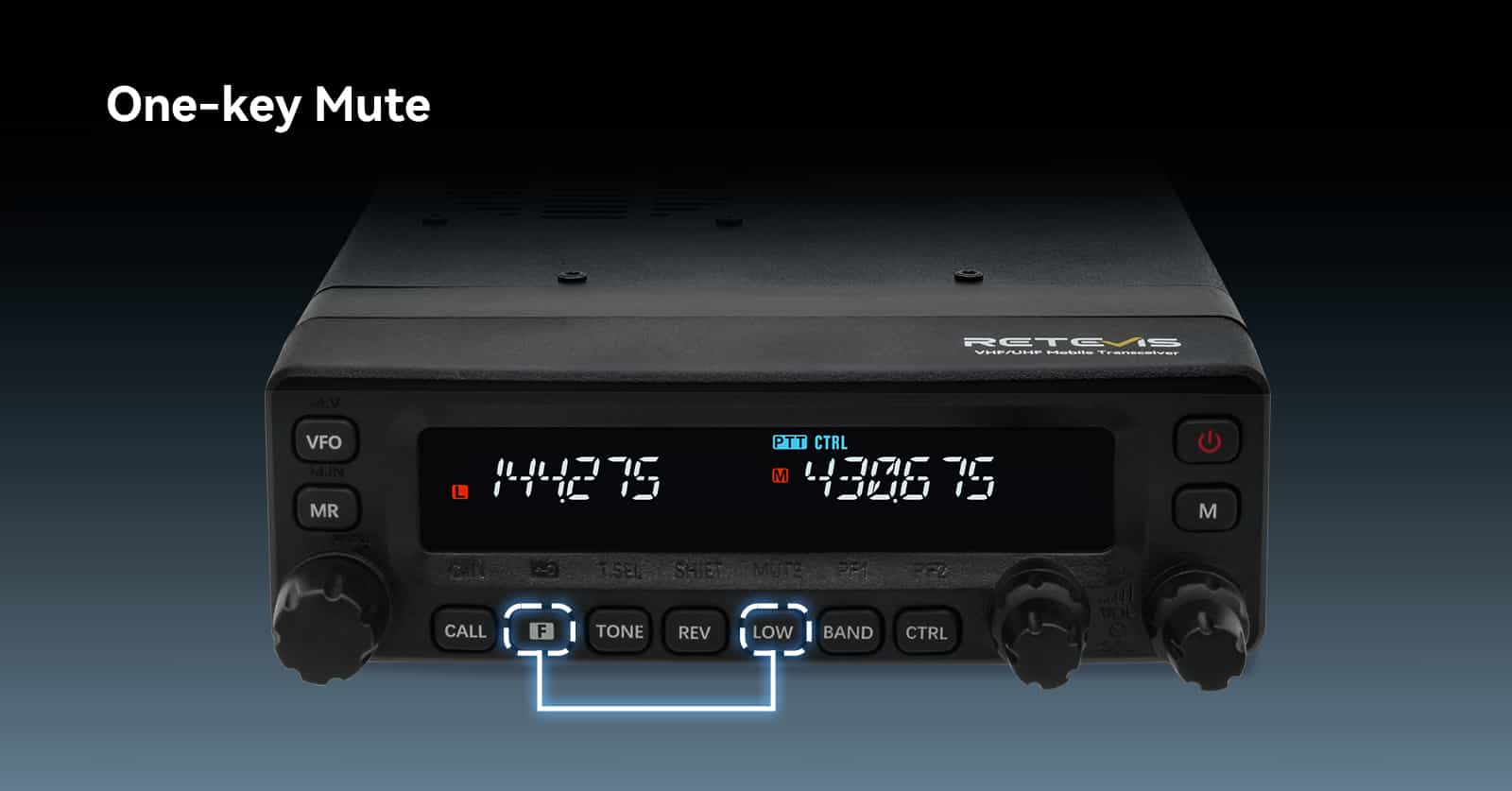 retevis-MA1-One-key Mute
