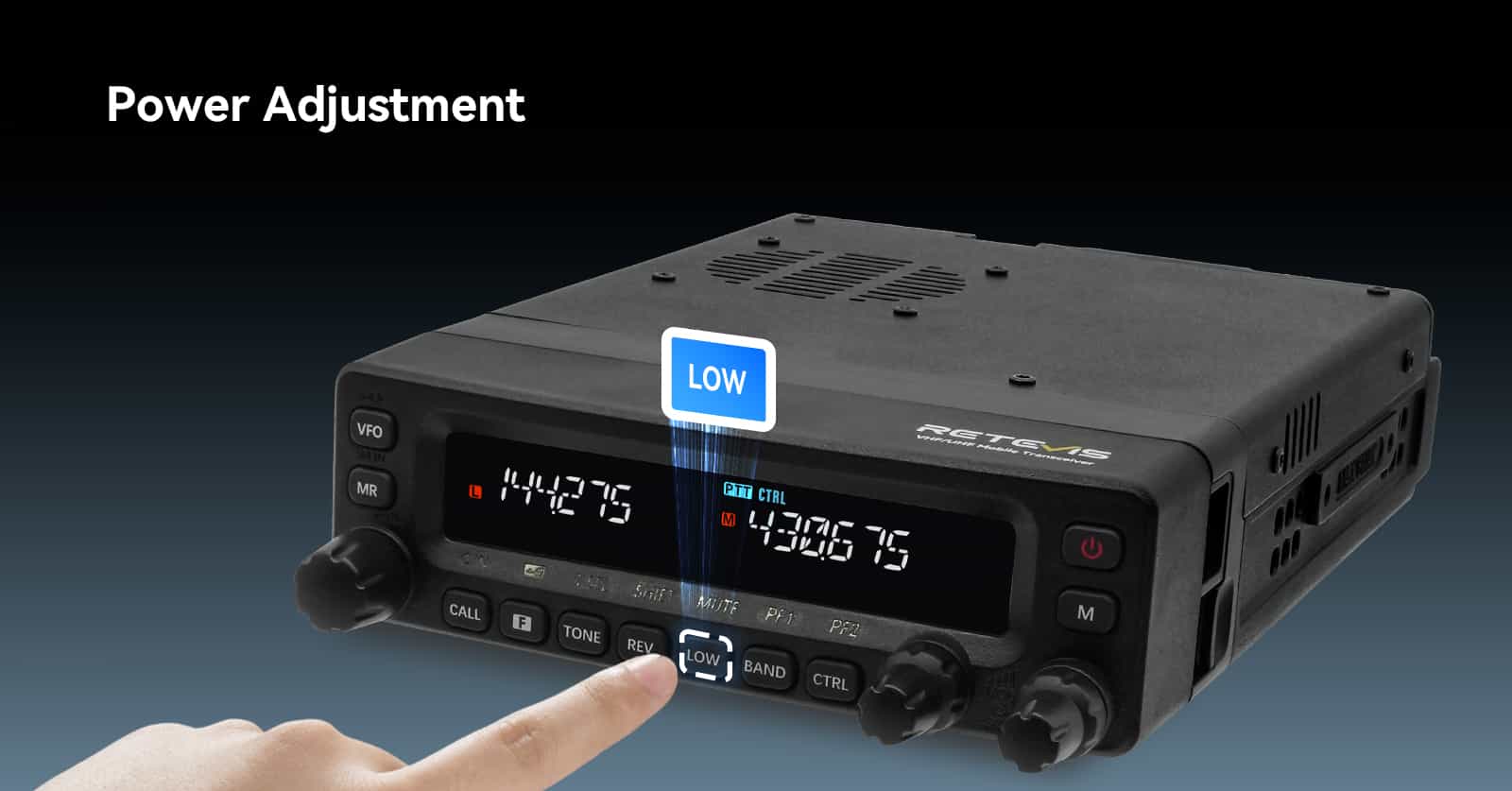 Retevis-MA1-Power Adjustment
