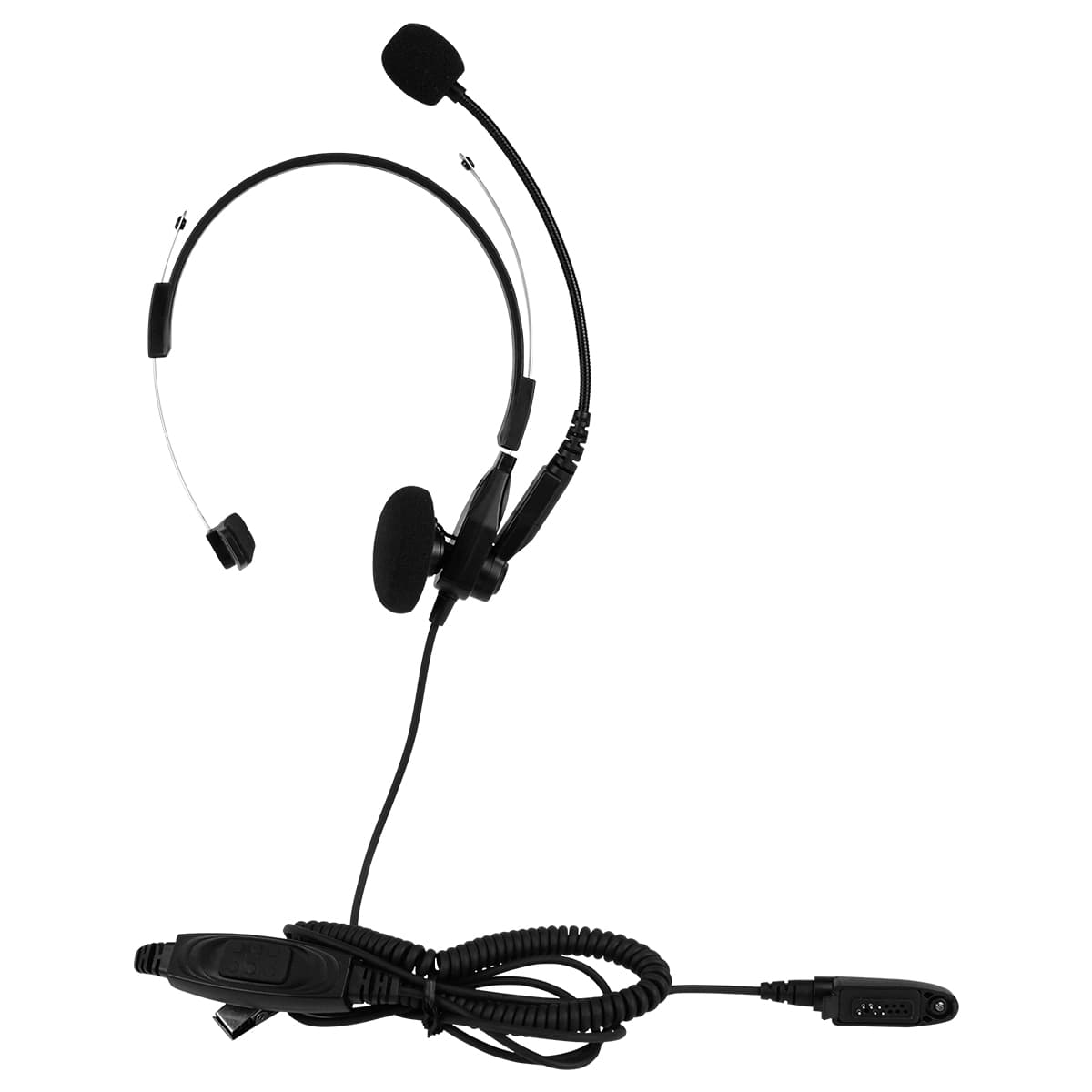 Retevis Over The Head Single Muff Lightweight Headset For retevis nr30d Retevis Over The Head Single Muff Lightweight Headset For retevis nr30d