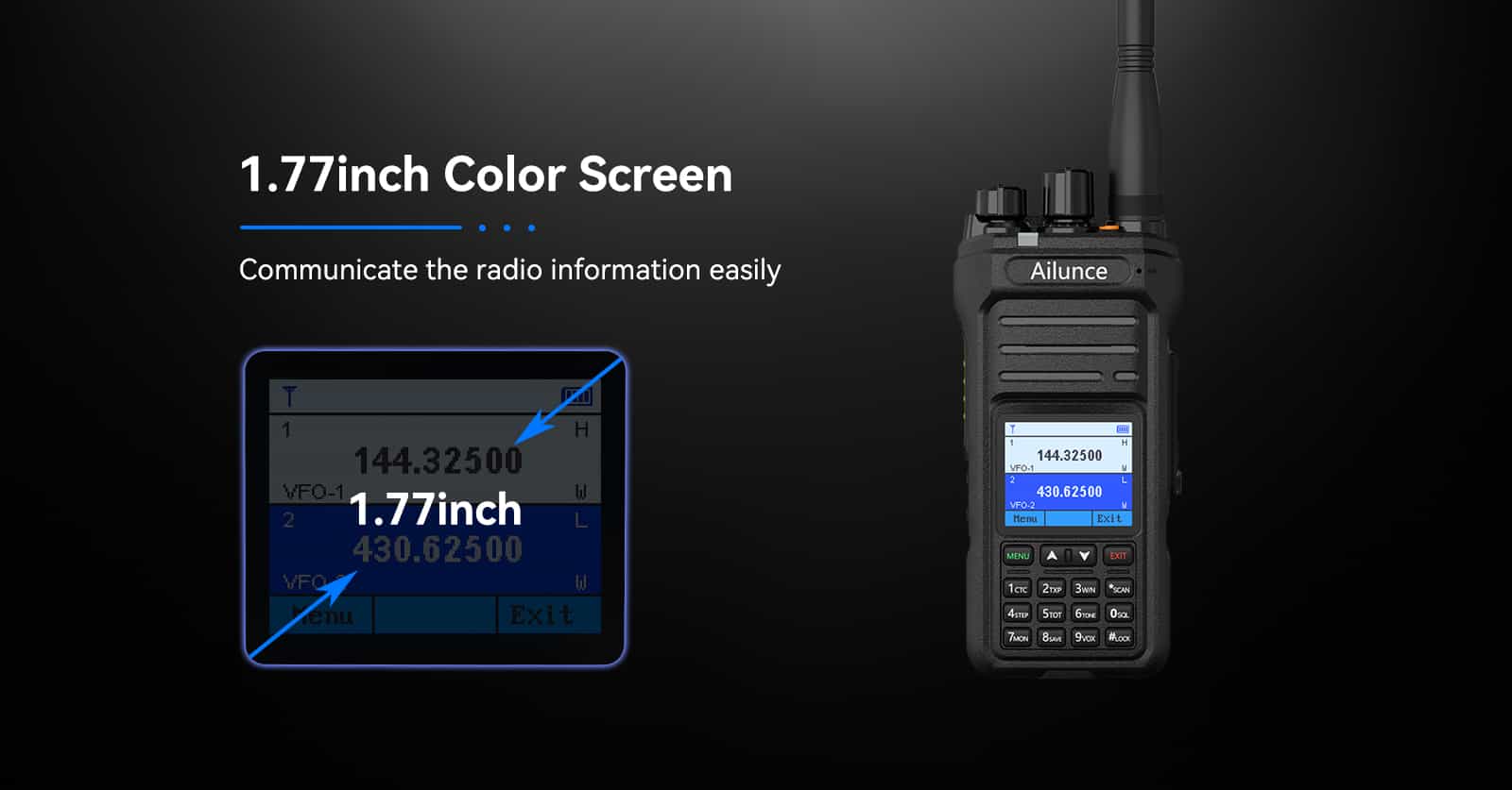 HA1UV 1.77 inch