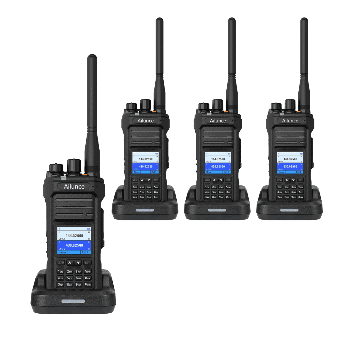 Ailunce HA1UV 5W IP67 Dual Band Radio-4pack Ailunce HA1UV 5W IP67 Dual Band Radio-4pack