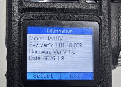 HA1UV radio firmware upgrade guide