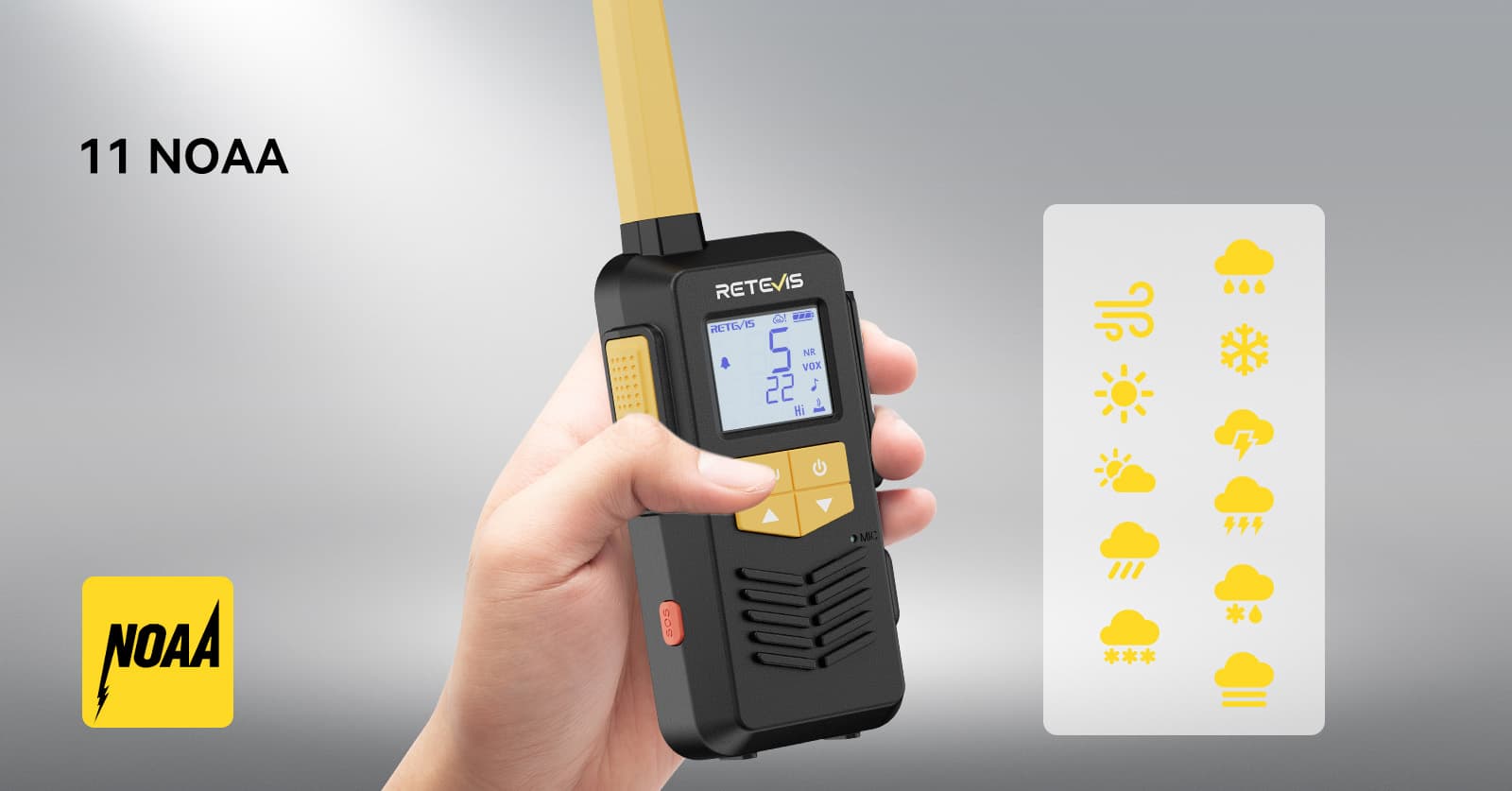 EZTalk 2S Two way radio with NOAA function EZTalk 2S Two way radio with NOAA function