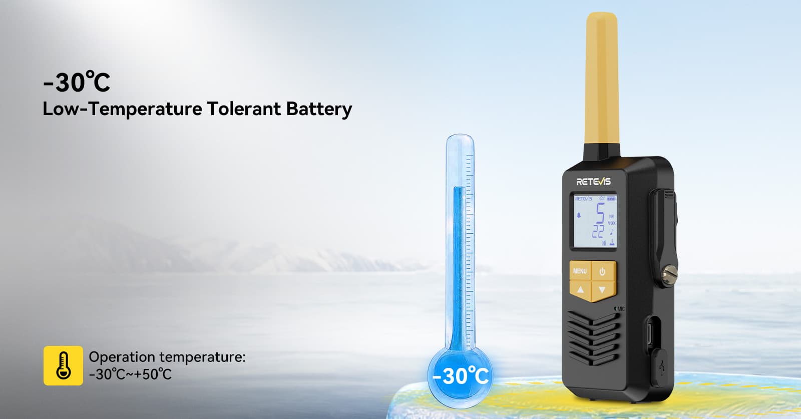 EZTalk 2S GMRS radio with powerful battery EZTalk 2S GMRS radio with powerful battery