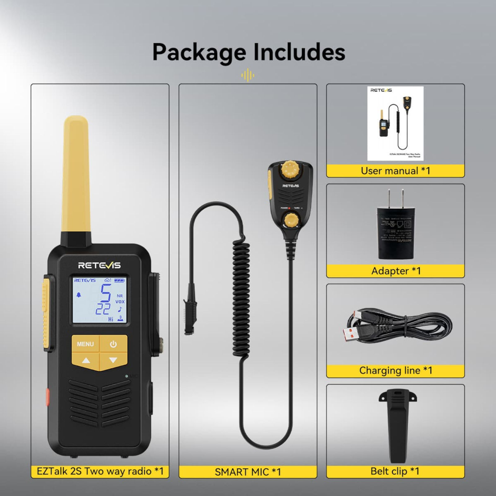 Retevis EZTalk 2S GMRS Walkie Talkie-Details Retevis EZTalk 2S GMRS Walkie Talkie-Details