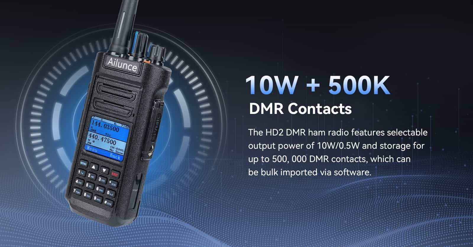 Ailunce HD2 DMR radio