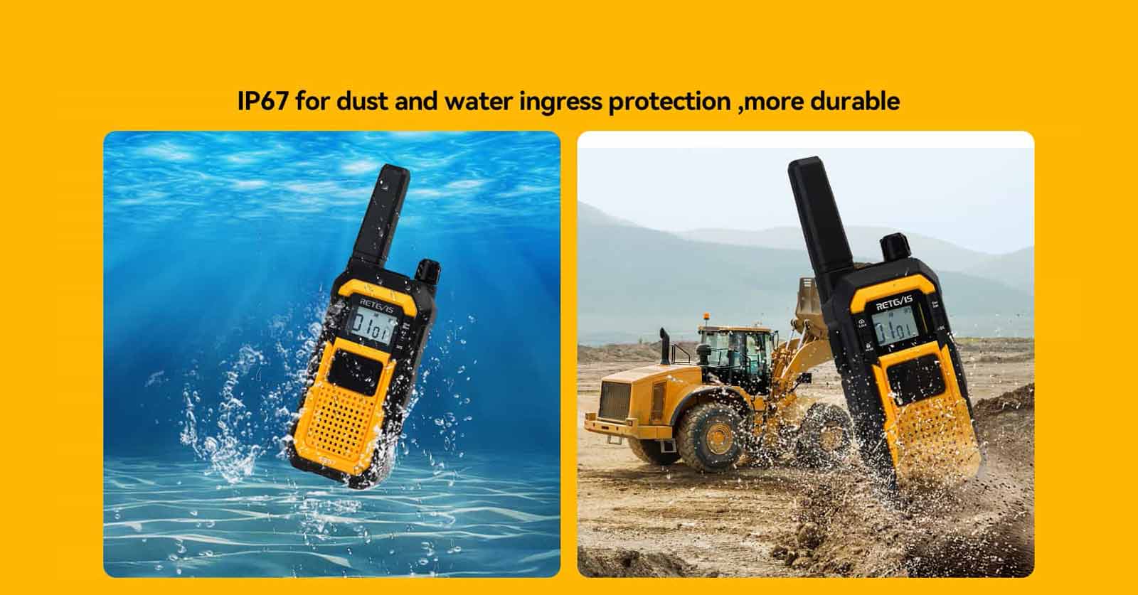 IP67 Waterproof Rating