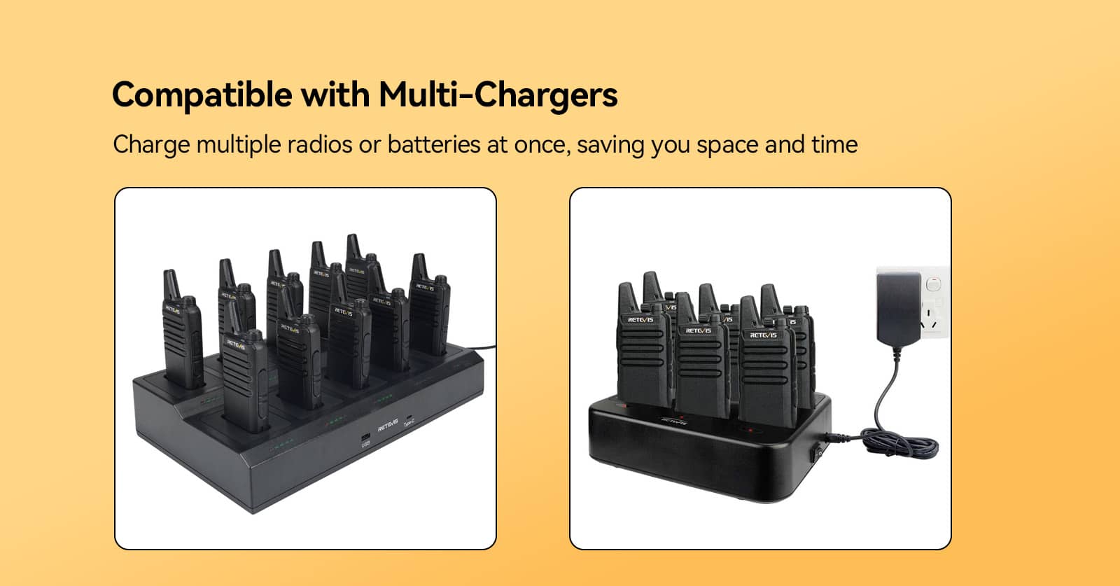 Comptible with Multi-Chargers