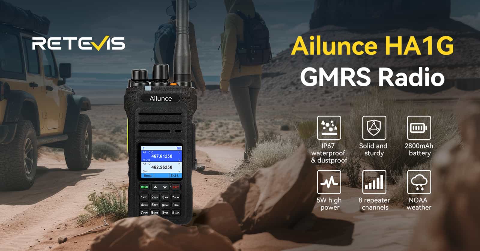 Ailunce HA1G GMRS Radio