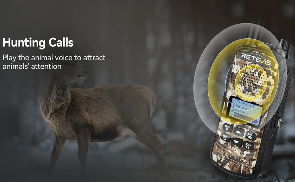 retevis eztalk 2 hunting calls