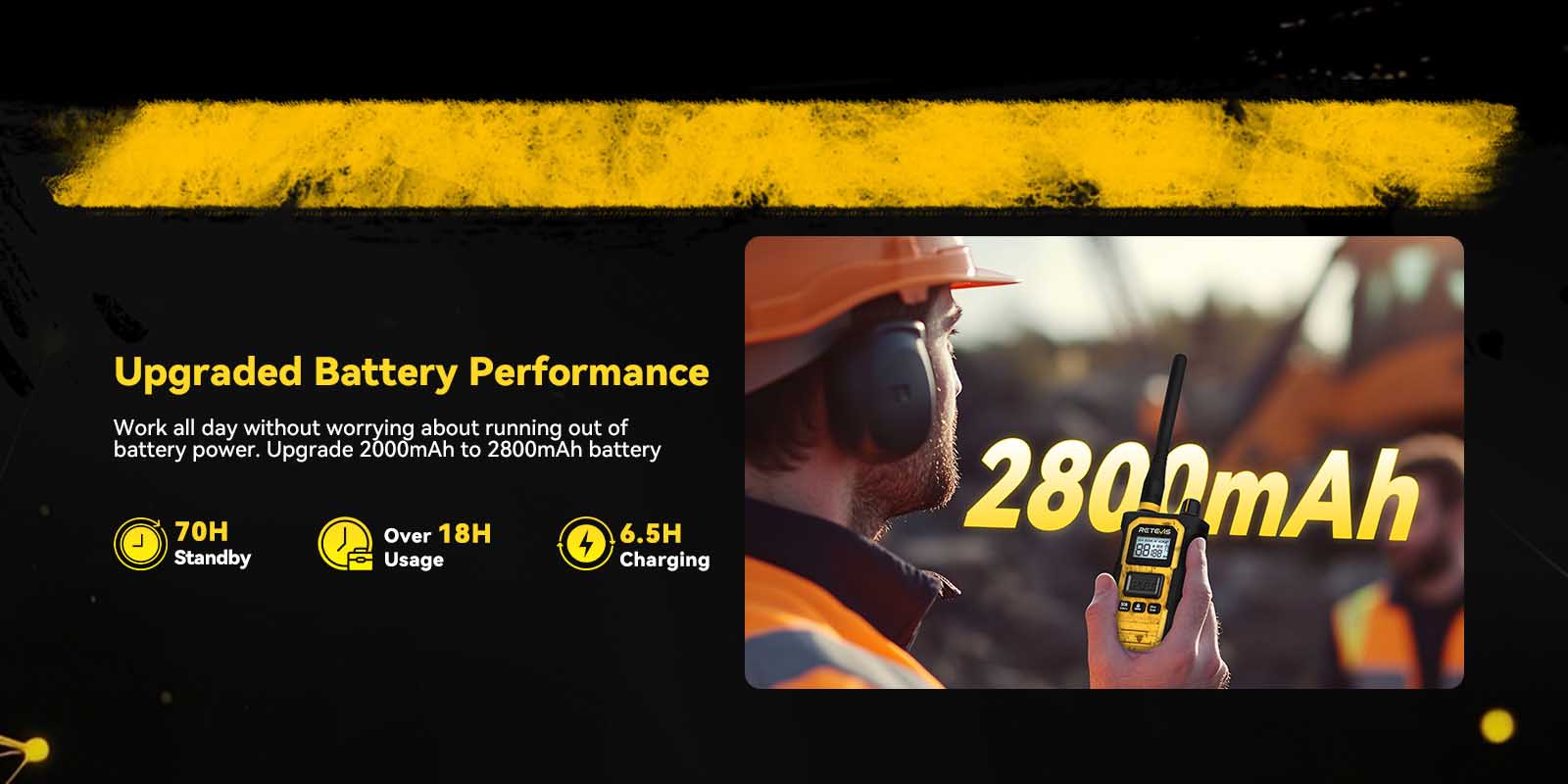 rb648pro-long-range-two-way-radio-7.jpg Retevis RB648Pro professional walkie talkie with upgraded battery performance