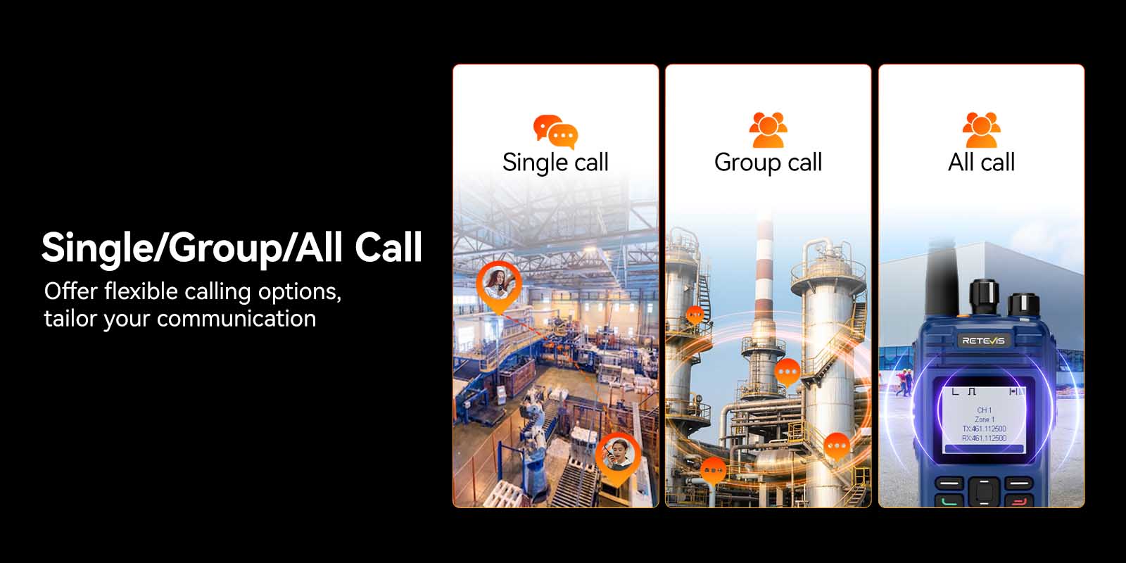 retevis-e2-intrinsically-safe-dmr-radio-details-5.jpg Retevis E2 intrinsically safe explosion-proof two-way radio flexible calling options