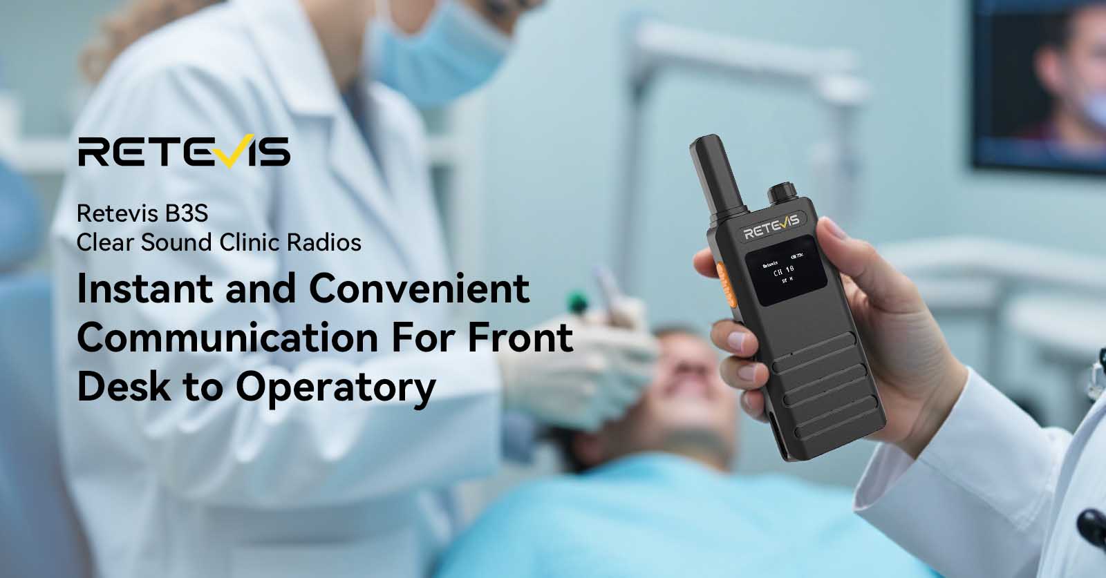 Retevis B3S portable FRS handheld radio