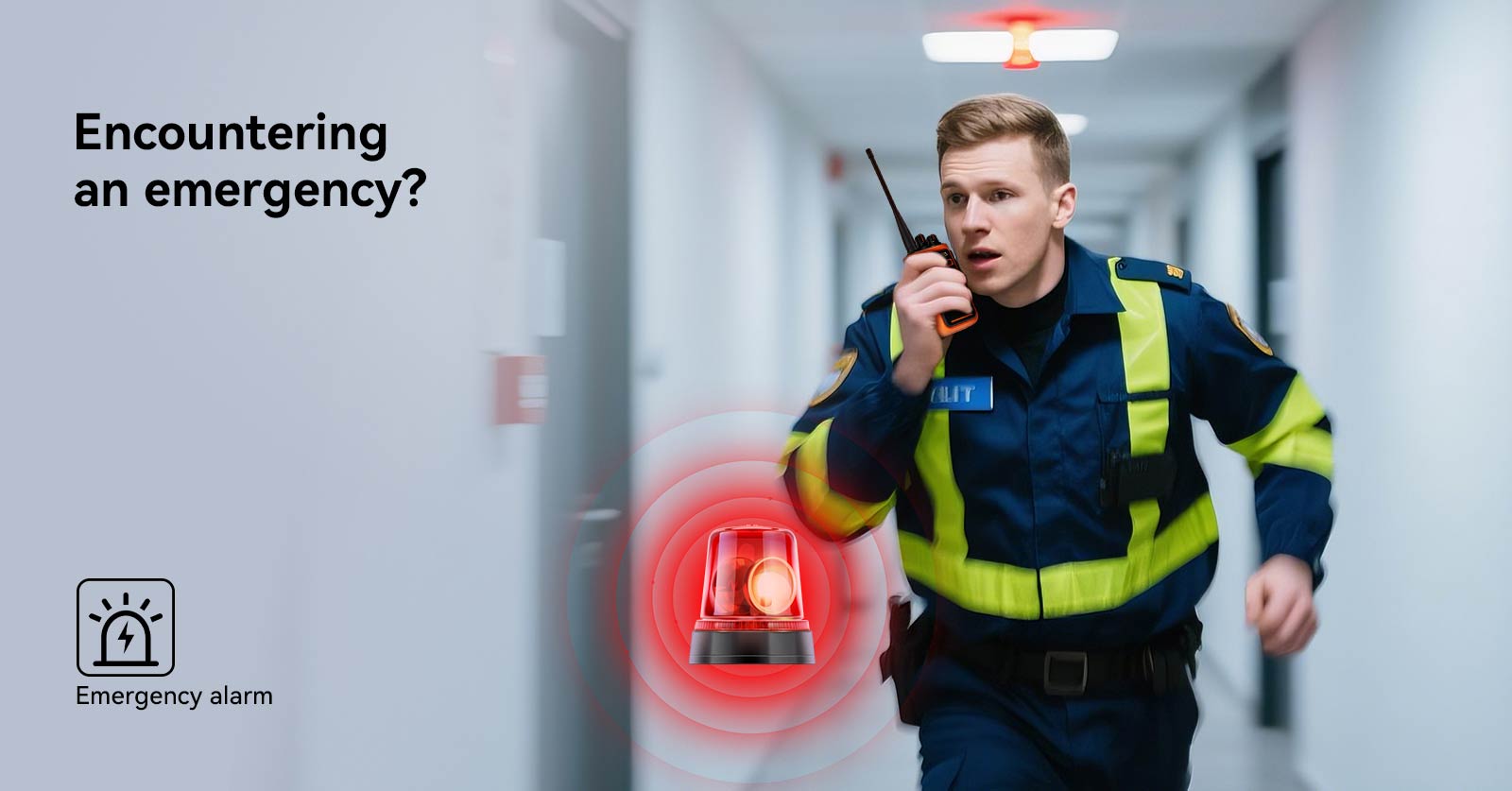 Retevis C66 UHF walkie talkie with emergency alarm