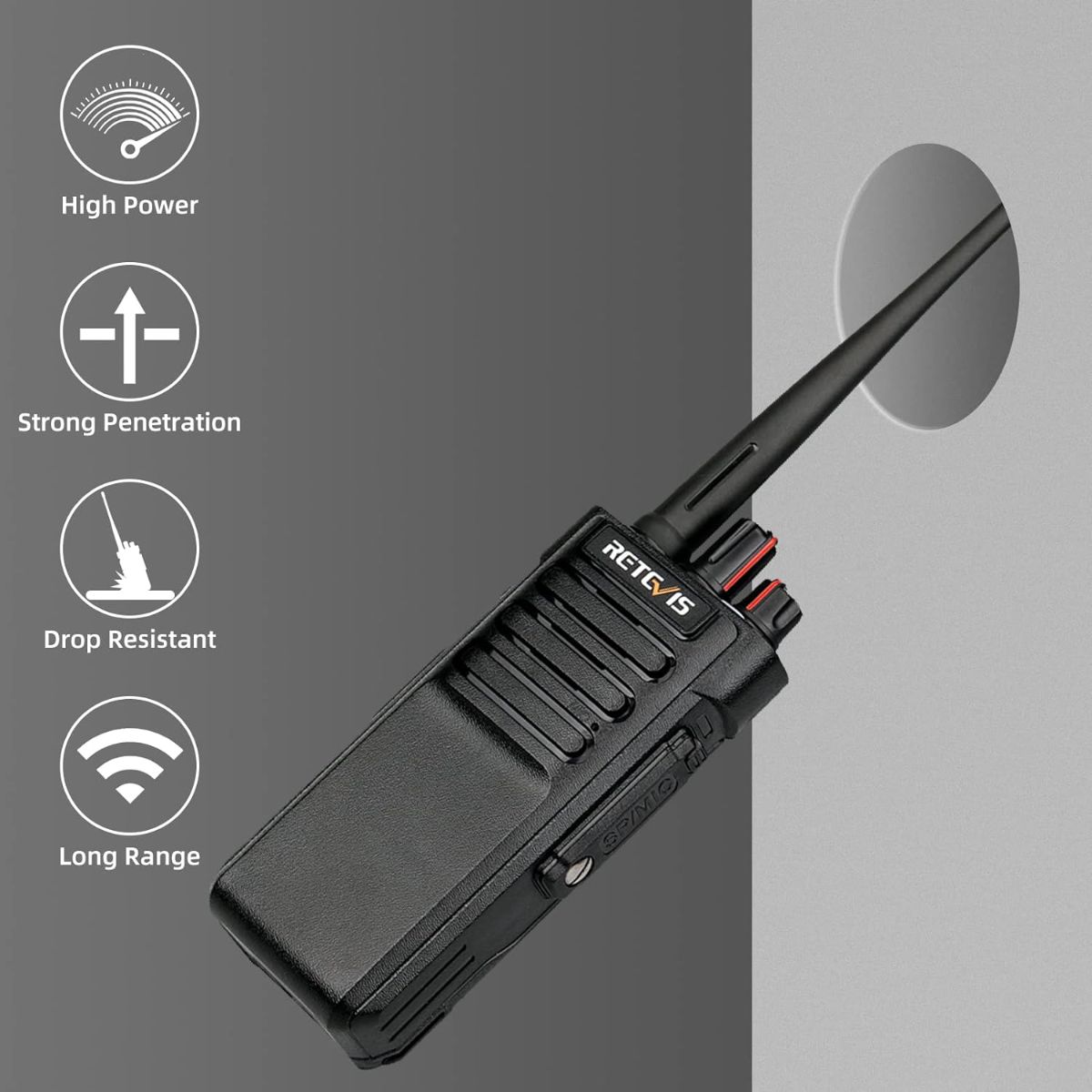 Military-grade RT29 emergency radio