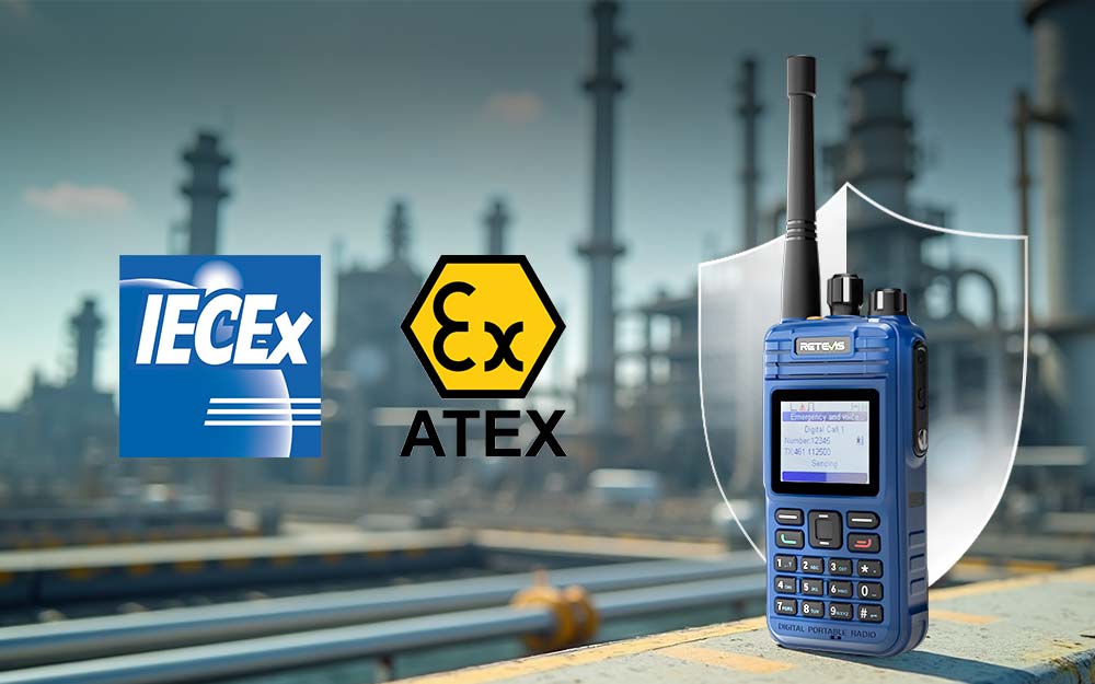 Retevis E2 digital intrinsically safe radio for petrochemical industry
